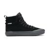 Sneaker VANS "ASHWOOD HI DECON", Gr. 43, schwarz (schwarz, schwarz), Leder, Textil, Synthetik, sportlich, Schuhe