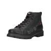 Schnürstiefelette BUGATTI "bugatti Stiefelette Lederimitat", Herren, Gr. 41, schwarz, Lederimitat, casual, Schuhe