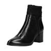 Stiefelette REGARDE LE CIEL "Regarde Le Ciel Stiefelette Leder", Damen, Gr. 37, schwarz, Leder, casual, Schuhe