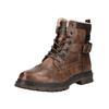 Schnürstiefelette TOM TAILOR "Tom Tailor Stiefelette Lederimitat", Herren, Gr. 41, braun, Lederimitat, casual, Schuhe