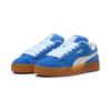 Sneaker PUMA "SUEDE XL LACES INTEREST WNS", Gr. 40,5, mountain blau, caramel latte, Leder, mehrfarbig, sportlich, Schuhe