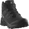Winterstiefel SALOMON "CROSSTRAK WP", Damen, Gr. 42, schwarz, schwarz, asphalt, Synthetik, Textil, sportlich, Schuhe, wasserdicht