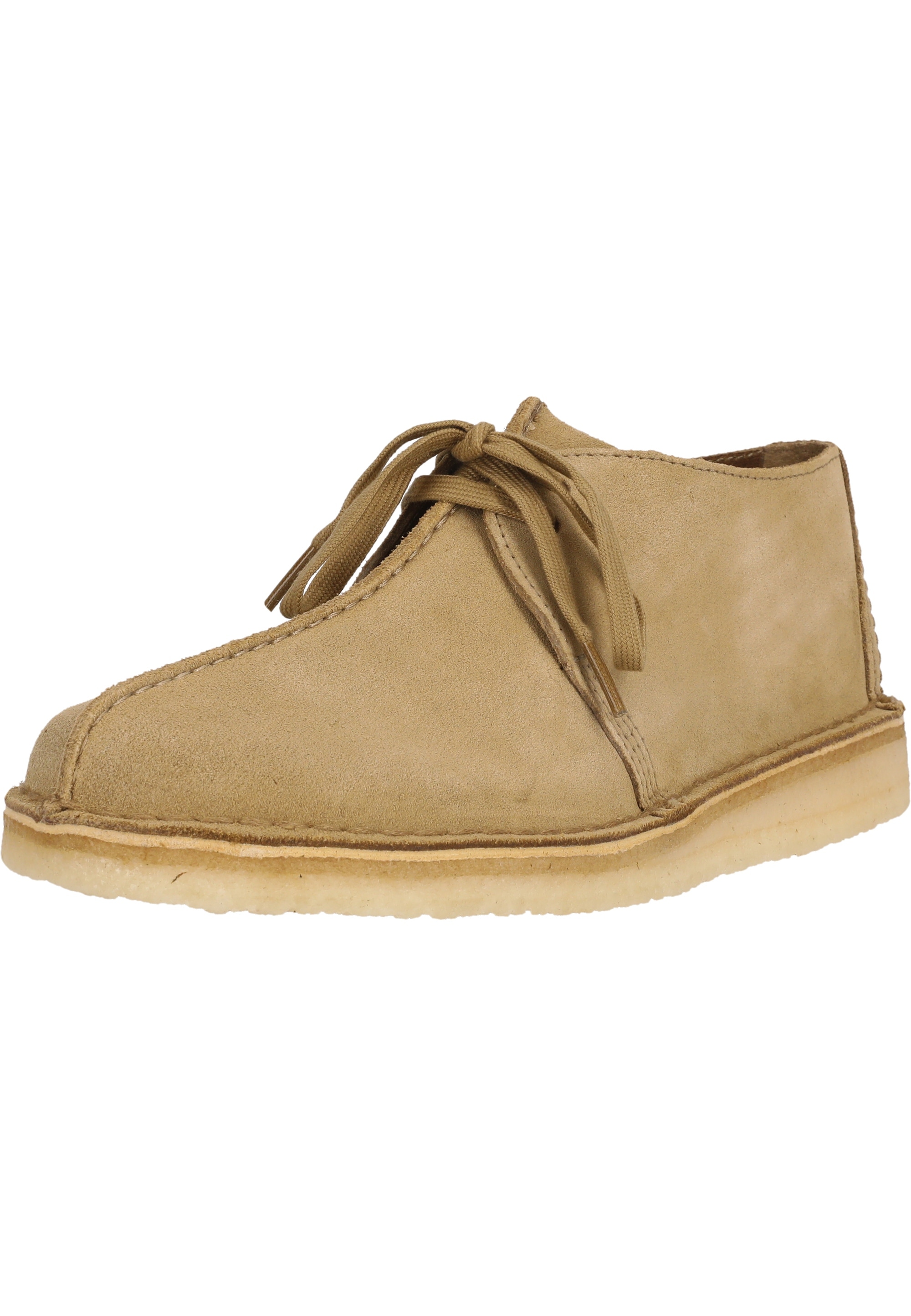 Schnürschuh CLARKS "Desert Trek", Herren, Gr. 43, braun, Schuhe Schnürschuh, im authentischen Design für zeitlosen Komfort