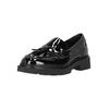 Slipper CLARKS "Lauryl Tassel", Damen, Gr. 37,5, schwarz, Synthetik, elegant, Schuhe, mit dekorativem Quastenakzent
