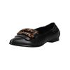 Slipper REGARDE LE CIEL "Regarde Le Ciel Slipper Leder", Damen, Gr. 37, schwarz, Leder, casual, Schuhe