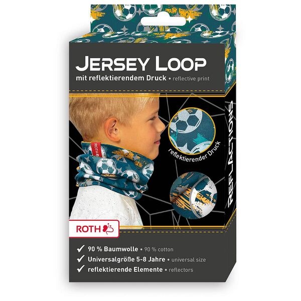 ROTH Kinder-Loop »Fußball« blau Einheitsgröße blau Image