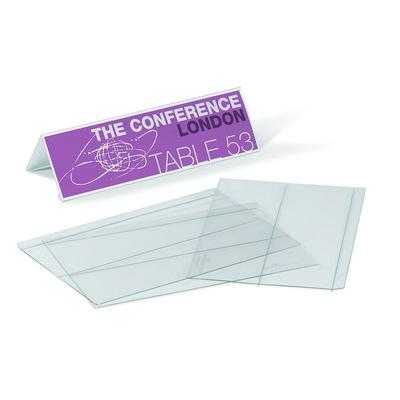 Durable 10er-Pack Tischaufsteller 21 x 6,1 cm, 21x61x5 cm