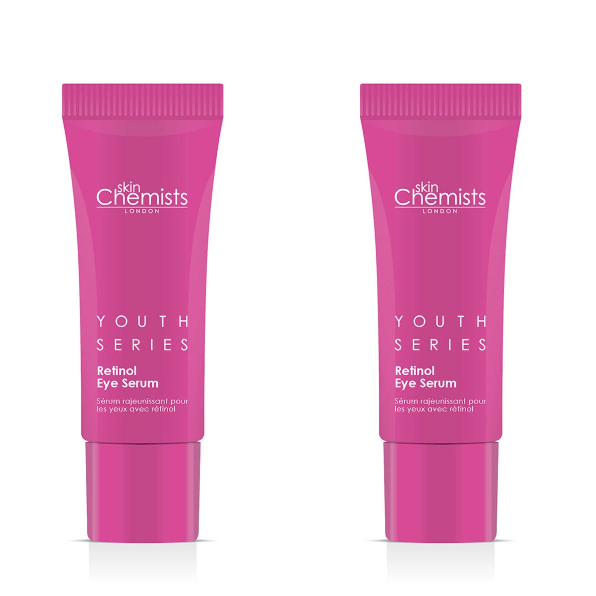 skinChemists Jugendserie Retinol & Bakuchiol Augenserum 15ml x 2 Duo Pack Image
