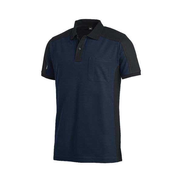 FHB Polo-Shirt KONRAD Größe S zweifarbig blau Image