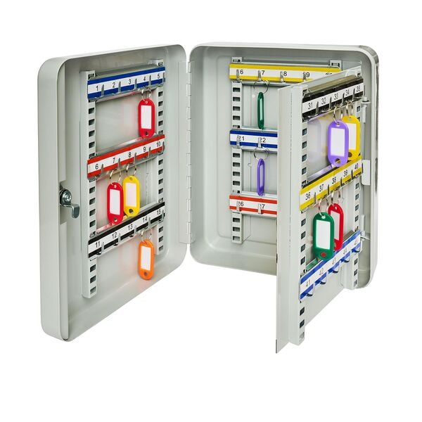 Alco Schlüsselkasten 40 Haken grau, 8 cm Image