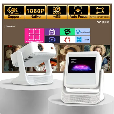 projector 4k A2pro Android Projector - 4K/1080P, Dual Screen, Touch Control, Home Cinema, Gaming & Singing
