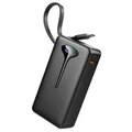 Caricabatterie portatile da 10000 mAh con ricarica rapida da 22,5 W, ingresso e uscita USB-C, cavo integrato, elementi essenziali per il viaggio per iPhone, Android