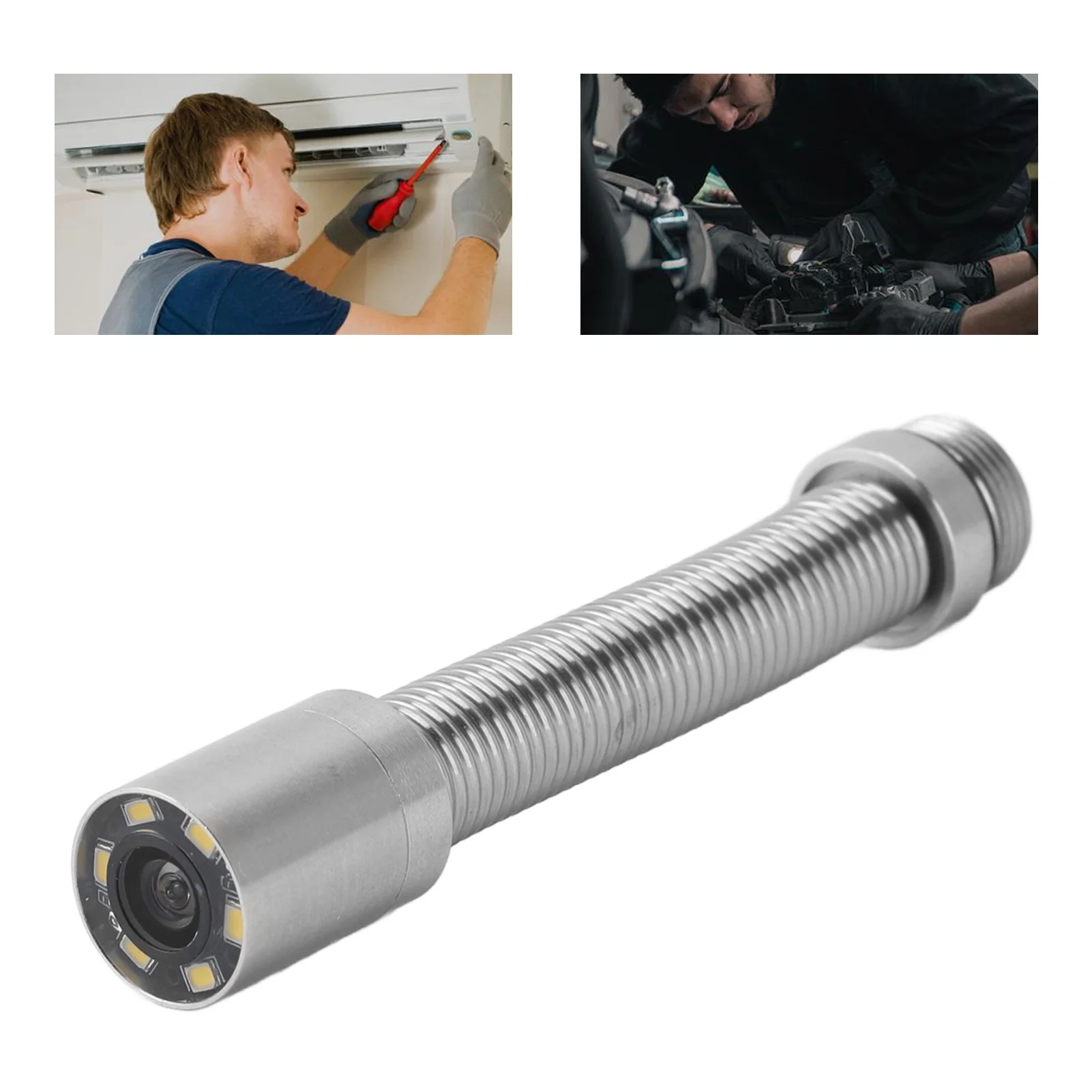 Kanalinspektionskamerakopf, IP68, wasserdicht, 0,7 Zoll Durchmesser, Pipeline-Inspektionskamerakopf, 140 Grad Betrachtungswinkel für Zuhause Image