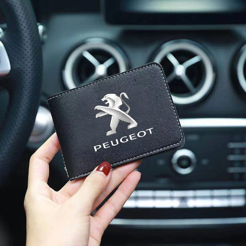 Sac pour permis de conduire de voiture, portefeuille en PU, sac pour carte d