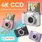 Nouveau appareil photo numérique 4K CCD 8X Zoom numérique 48MP appareil photo de photographie numérique Portable Compact 180 ° Caméra selfie à écran rabattable