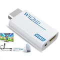Per PC HDTV Monitor Audio da 3,5 mm 1080P per Wii a HDMI Convertitore adattatore compatibile 720P Wii2 a HDMI WII2HDMI Adattatore convertitore