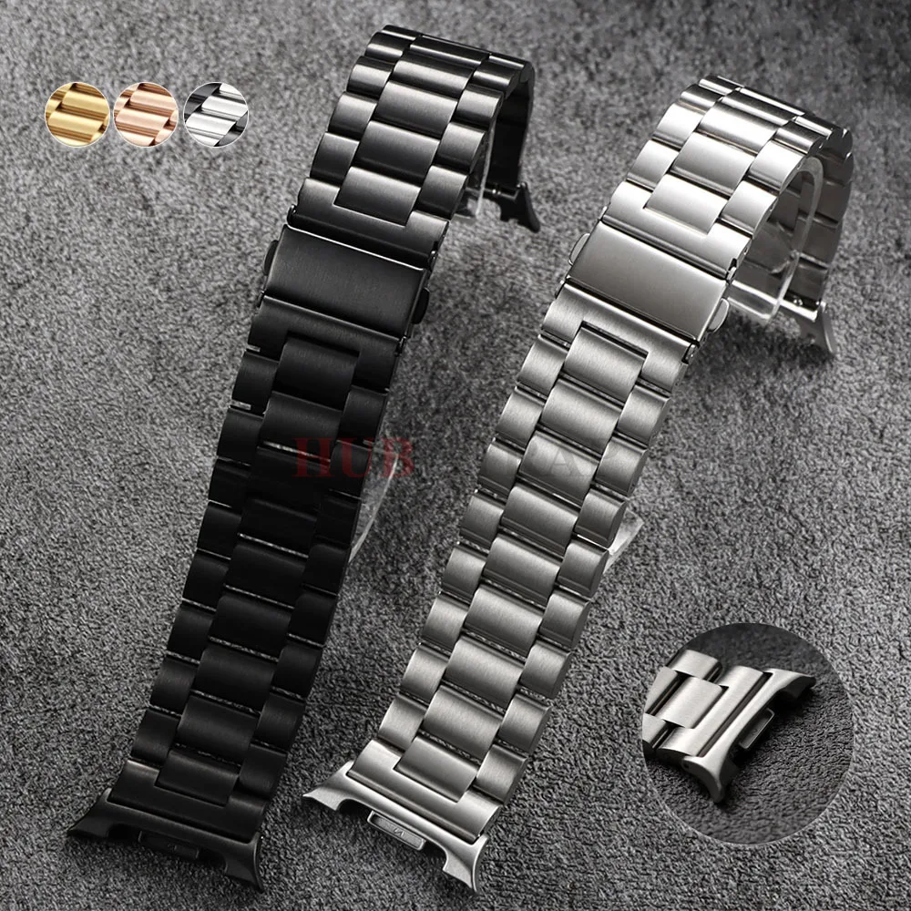 Edelstahlarmband Metallarmband für Samsung Watch 8 40 mm 44 mm Armband Correa für Samsung Galaxy Watch 8 Classic 46 mm Band Image