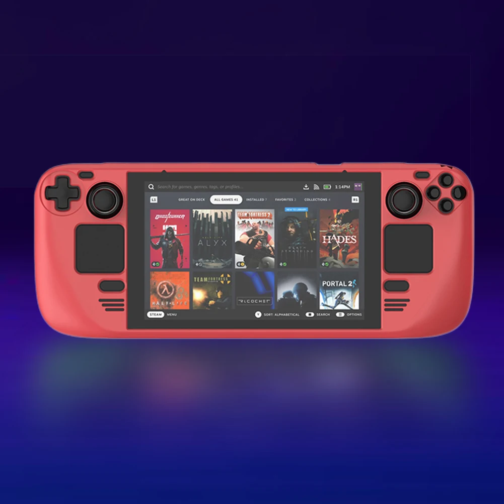 Housse de Protection avec support pour Console de jeu, coque avec support pour Console de jeu Steam Deck pour joueur de jeu Steam Deck
