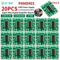 1-20 pz PAM8403 Mini Scheda Amplificatore di Potenza 2 Canali Modulo Amplificatore Audio Stereo Per Arduino 2.5 V-5.5 V 2*3 W USB di Alimentazione