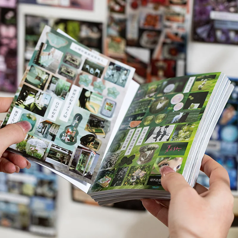 20 gestanzte Aufkleberbögen im Vintage-Stil, Liu Xu Wei Meng-Serie, nicht geschnittene, beschichtete Papieraufkleber, perfekt für Journaling-Dekoration Image