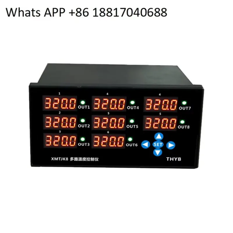 8-channel PID Temperature Controller, Multi-channel Temperature Control, Computer Monitoring Temperature Recording Curve Record