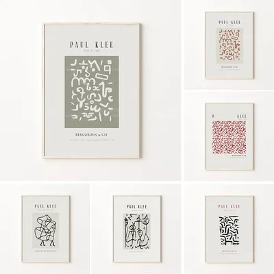 Paul Klee Exhibition Poster, Paul Klee Art Print, Klee Museum Wall Art, Abstract Poster, Modern Minimalist Poster, Gallery Quali
