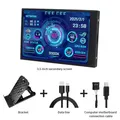 Schermo secondario per mini computer da 3,5 pollici Schermo secondario IPS USB C per CPU GPU RAM HDD Monitor Display LCD liberamente AIDA64
