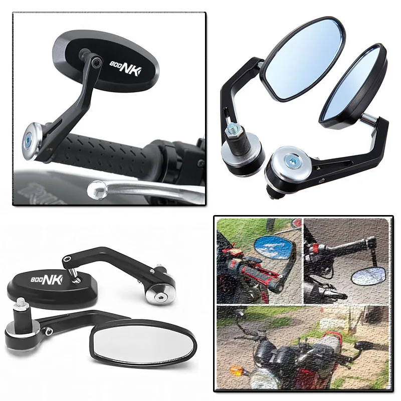 Motorcycle CNC aluminum Mirror Handle Bar End Rearview Side Mirror For CFMOTO 150 250 400 450NK 800NK 250CL 450CL
