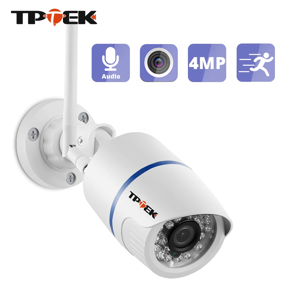 4MP 1080P IP Kamera Outdoor WiFi Home Security Kamera Drahtlose Überwachung Wi-Fi Kugel Wasserdichte IP Video HD Camara camHi Cam Image