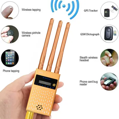 Anti Spy Hidden Camera Detector Professioneller RF-Signalfinder WiFi GSM Bug Tracker Erkennen Sie Spy-Kamera Anti-Tapping Device Scanner