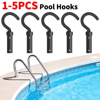 1-5Pcs Hook for All Robotic Pool Vacuum Cleaner Pool Replacement Hooks Accessory Hook for Telescopic Poles for Above Ground Pool