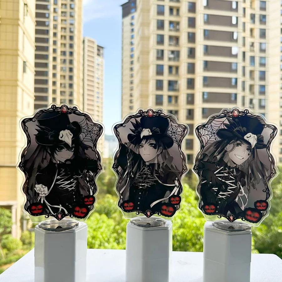 15 cm Twisted-Wonderland Anime Figur Grim Dire Crowley Figuren Frau Cartoon Action Stand Figur Modell Puppe Acryl Weihnachten Image