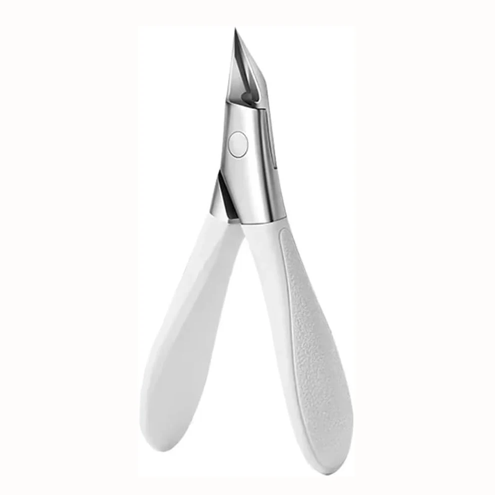 Nagelhautschere aus Edelstahl mit gebogener Spitze, Nagelknipser, Entferner, professionelle Nagelkunst-Werkzeuge, Nagelschere Image