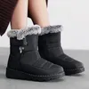 Schnee frauen Stiefel Weiche Frauen Schuhe Plattform Frau Schuhe Mode Wasserdichte Mid Hohe Stiefel Flache Stiefel Für Frauen Botas mujer