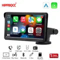 HIPPBQCC Lettore video multimediale per autoradio da 7 pollici Carplay wireless e Android Auto con touch screen universale portatile cablato
