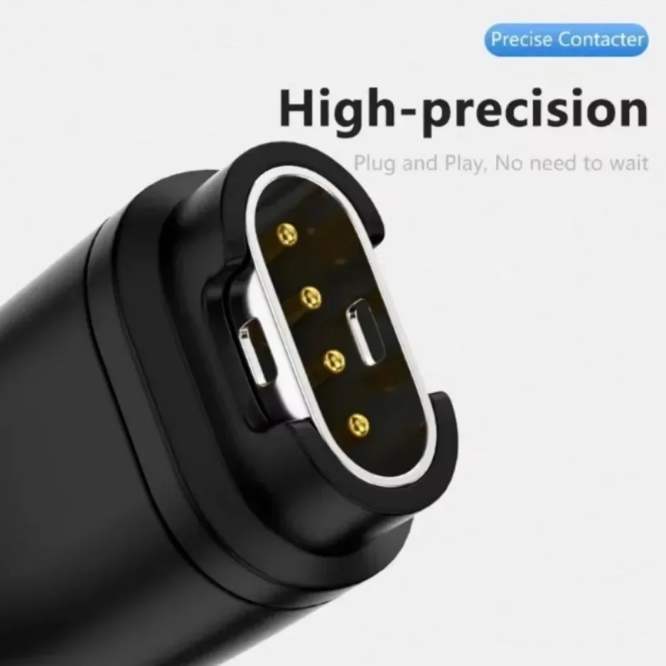 Typ C/Micro/IOS USB auf 4-Pin-Ladegerät-Adapter-Anschluss für Garmin Fenix 5X/6X/7X/5/6/7 Venu 2 plus Uhren-Ladekonverter Image