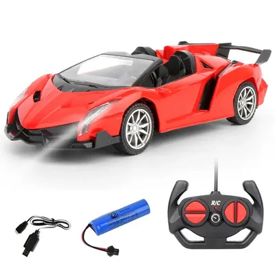 2.4G Drift RC Car High Speed Electronic Vehicle With LED Electric Remote Control Sports Car USB Charge Electronic Toy Kids Gift