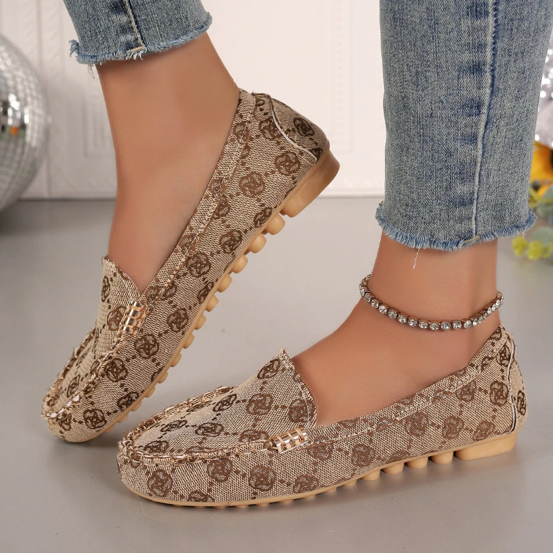 Frühling Herbst Casual frauen Schuhe Neue roundtoe schuhe Große größe flacher mund damen singles schuhe Mode komfort flache Mujer