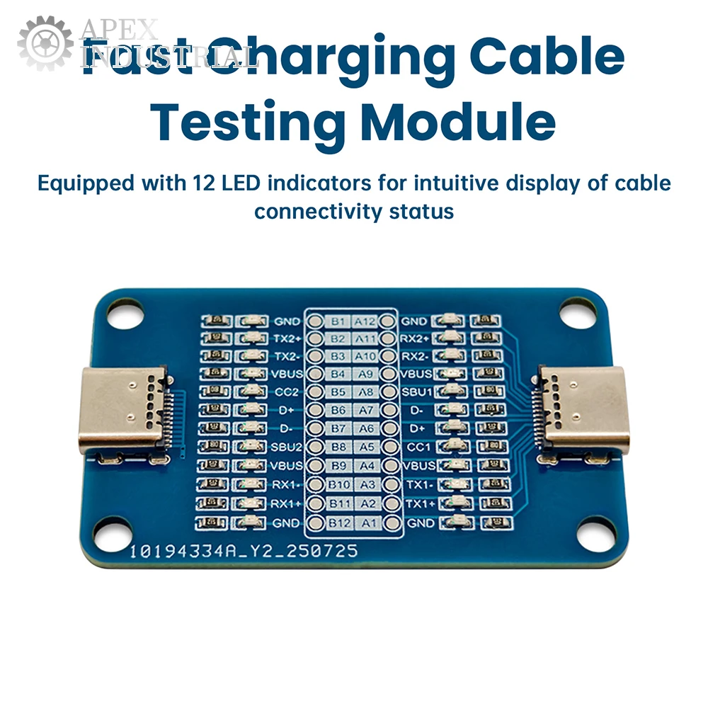 Neue doppelköpfige Typ-C-Schnellladekabel-Testplatine, geeignet für die Testen von Apple Android-Telefonkabeln Image