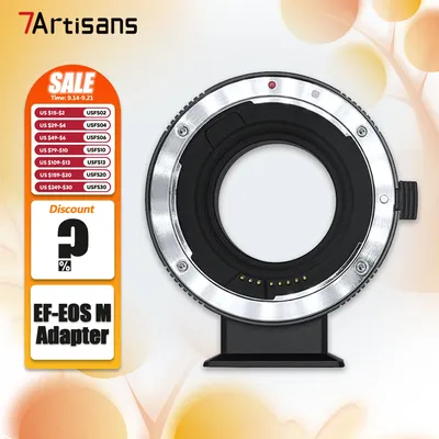 7artisans EF-EOS M Autofokus-Adapter für Canon EF auf Canon M M2 M3 M5 Sigma Yongnuo Serie Kameras Objektivzubehör