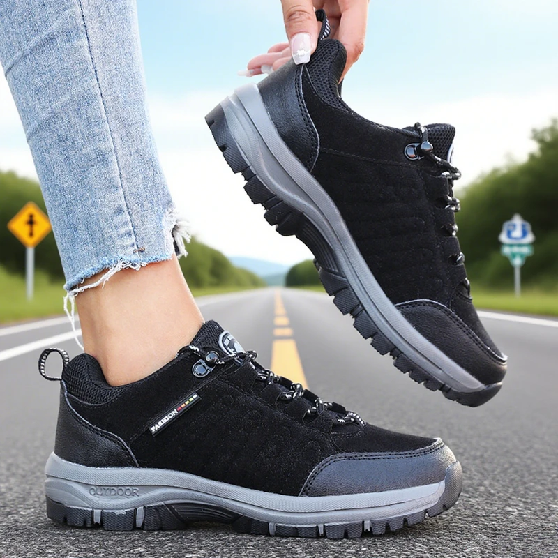 Frühlings- und Herbst-Bergsteigerschuhe, modischer Damen-Wanderschuh 2025, bequeme, rutschfeste, dämpfende Wanderschuhe für Damen