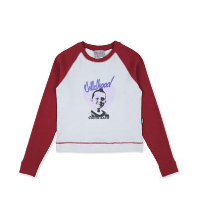 youthbath CHILD RAGLAN LONG SLEEVE_GREY