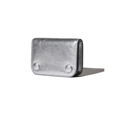 lemasque Dot compact business card card holder silver