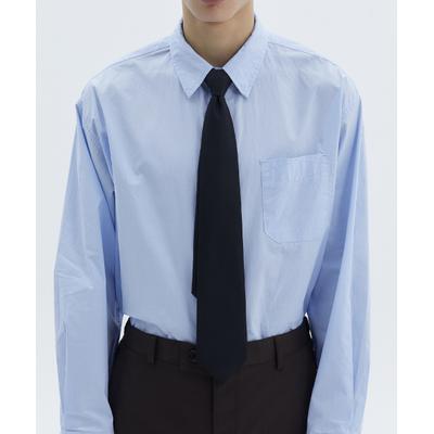 triplesens Official basic wool tie_black