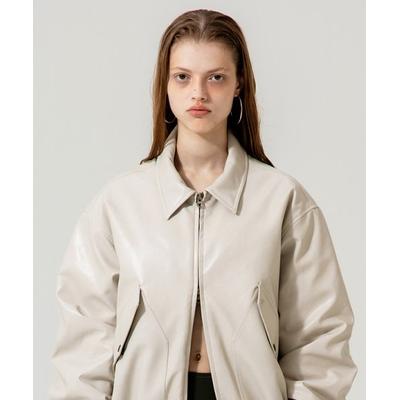 runninghigh Eco Leather MA-1 Jacket