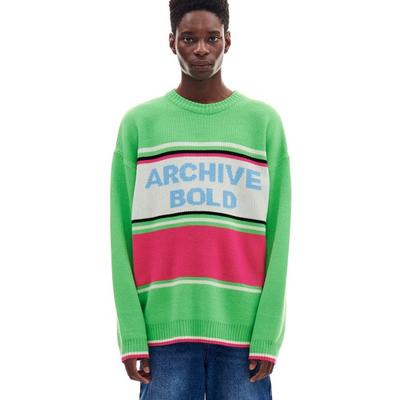 archivebold AB STRIPE PANEL KNIT