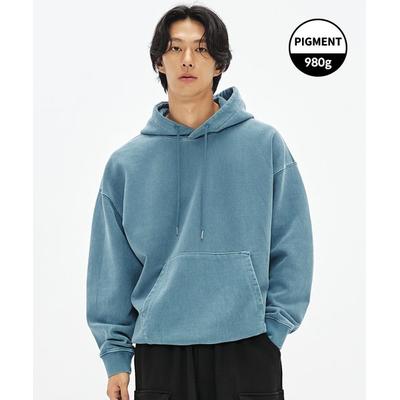 sovermentwithlomort 980G Pigment Cut Hood-Turkish Blue-
