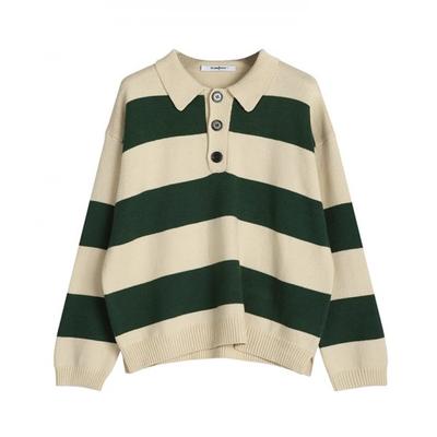 avan Rugby Striped Knit