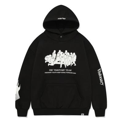 visionstreetwear VSW V-1 Pit Stop Hoodie Black