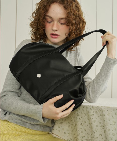 heeari Aurora shirring bag_black
